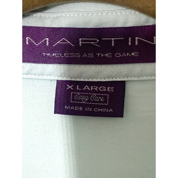 Martin Golf Polo Easy Care‎ Cotton Blend Wade Hampton Logo Embroidered sz XL - Picture 4 of 7